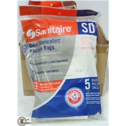 BOX OF SANITAIRE ODOR ELIMINATING VACUUM BAGS