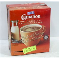 BOX OF NESTLE CARNATION HOT CHOCOLATE, 50 PACKS