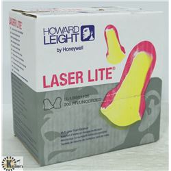 BOX OF LASER LITE MULTI COLOR FOAM EARPLUGS