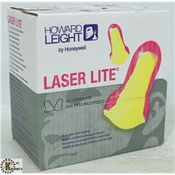 BOX OF LASER LITE MULTI COLOR FOAM EARPLUGS
