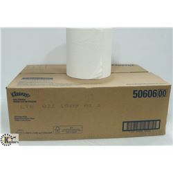 CASE OF KLEENEX ROLL TOWELS, 6 ROLLS PER CASE
