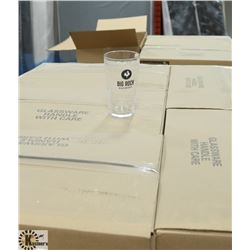 5 CASES WITH 24 BIG ROCK BEER GLASSES