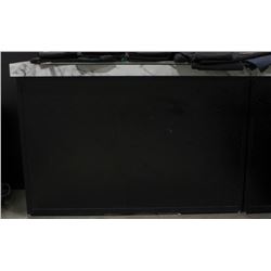 4 FAUX MARBLE TOP 2 DRAWER, 1 DOOR RECEPTION/