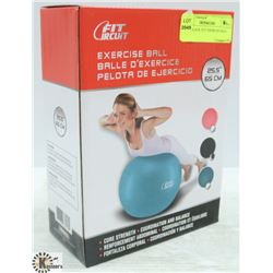NEW BLACK 25.5" EXERCISE BALL