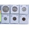 Image 1 : 1967 CANADIAN SILVER COIN SET- $1, .50, .25, .10,