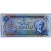 Image 1 : 1972 $5 CANADIAN BILL SERIAL #CJ4572994