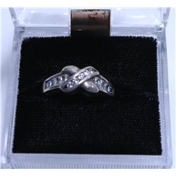 STERLING SILVER CZ RING SIZE 7-1/2