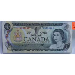 CANADIAN 1973 $1 REPLACEMENT NOTE.