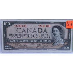 CANADIAN 1954 $100 DEVIL FACE NOTE.
