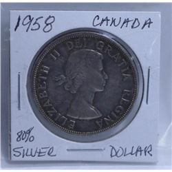 1958 TOTEM POLE DOLLAR.