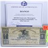 Image 1 : DJANGO SCREEN USED $10 1837 BILL.