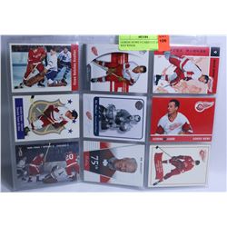 GORDIE HOWE 9 CARD LOT DETROIR RED WINGS