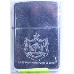 1989 ZIPPO LIGHTER HAWAII COAT OF ARMS