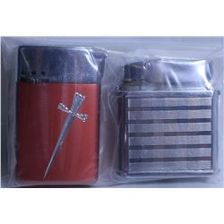 TWO BENTLEY FISHER LIGHTERS UNTESTED