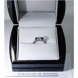 22) 14K WHITE GOLD FANCY CUT & COLOURED DIAMOND