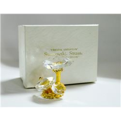 SWAROVSKI IN BOX MUSHROOM LADYBUG TRIMLITE