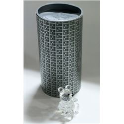 1980'S SWAROVSKI IN BOX LARGE TEDDY BEAR