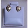 Image 1 : 2) 14K YELLOW GOLD HEARTSHAPE SCREWBACK  EARRINGS,