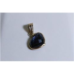 27) SILVER SAPPHIRE(3.2CT)  PENDANT, SUGGESTED
