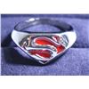 Image 1 : SUPERMAN SYMBOL RING SIZE 13-1/2