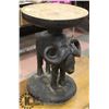 Image 1 : WATER BUFFALO PLANT STAND, 18 INCH TALL