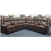 Image 1 : QUENTON DELUXE LEATHERETTE RECLINING SECTIONAL