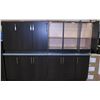 Image 1 : LOT OF 4 THREE DOOR CABINETS