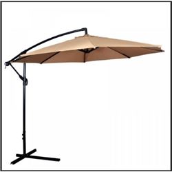 OFFSET 10 FT PATIO UMBRELLA NO FLOOR WEIGHTS