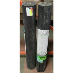 LOT OF 2 ROLLS OF ROOFING PAPER 42" X 286 FEET