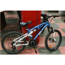 KRANKED 18 SPEED FULL SUSPENSION KIDS MOUNTAIN