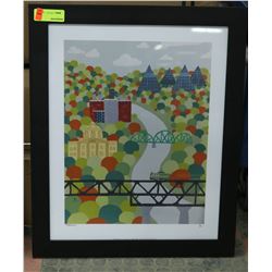 RIVER VALLEY BY JASON BLOWER FRAMED PRINT