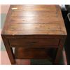 Image 1 : PINE RUSTIC WOOD END TABLE