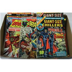 FLAT OF VINTAGE COMIC BOOKS DRACULA