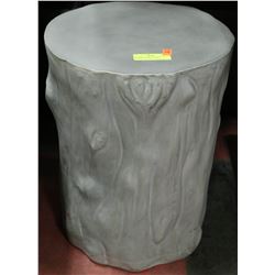 CERAMIC STUMP END TABLE (20" HIGH)FROM SHOWHOME
