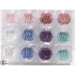 12 MICABELLA COSMETICS GLITTER BODY/FACE ASSORTED