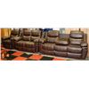 Image 3 : NEW NORWICH LEATHERETTE SOFA 78", LOVESEAT 58"