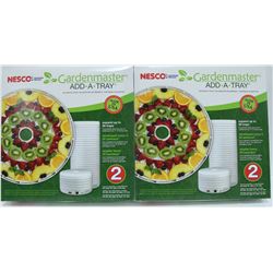 LOT OF 4 NEW NESCO  GARDENMASTER ACCESSORY TRAYS