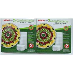 LOT OF 4 NEW NESCO  GARDENMASTER ACCESSORY TRAYS