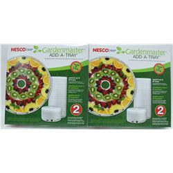 LOT OF 4 NEW NESCO  GARDENMASTER ACCESSORY TRAYS