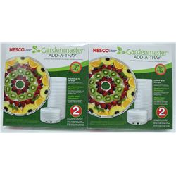 LOT OF 4 NEW NESCO  GARDENMASTER ACCESSORY TRAYS