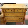 Image 1 : WOOD 4 DRAWER DRESSER, 38 X 20 X 35