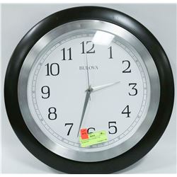 BULOVA WALL CLOCK 17 IN DIAMETER