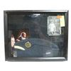 Image 1 : SHADOW BOX WITH MILITARY HAT, 16 X 12