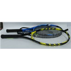 LOT OF 2 TENNIS RACKETS