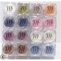16 MICABELLA NATURAL MINERAL EYE SHADOW, ASSORTED