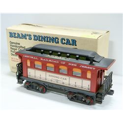 JIM BEAMS RAILROAD DINING CAR DECANTER GENUINE