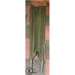 CANADIAN ARMY ALUMINUM STRETCHER 1958