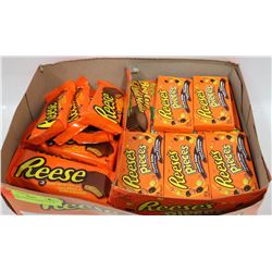 BOX OF ASSORTED REESE CUPS & PIECES