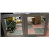 Image 1 : LOT OF 2 FRAMED MIRRORS
