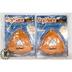 LOT OF 2 EASY FLARE LED ROADSIDE FLARES